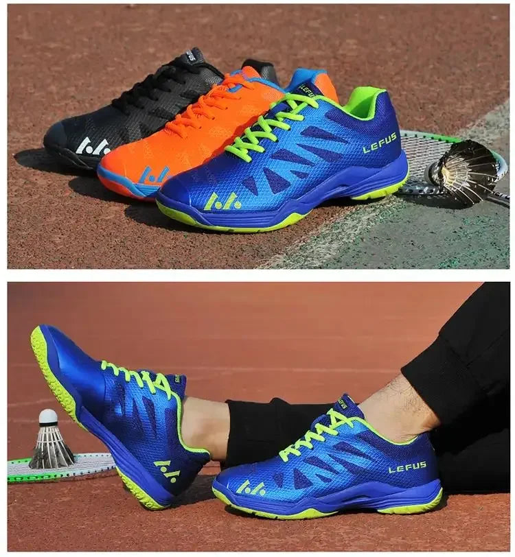 Nuevas zapatillas de deporte de alta calidad para hombre, zapatos de bádminton para deportes al aire libre, zapatos de tenis transpirables para mujer, zapatillas deportivas para hombre