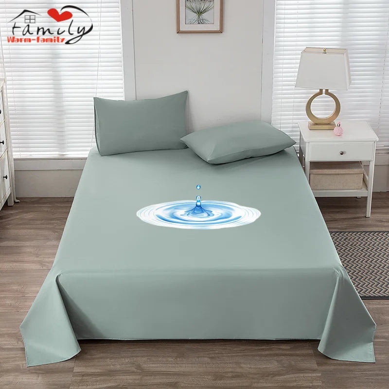 Fundas de cama impermeables 100%, sábanas lavables, prevención de incontinencia, antideslizantes, no incluye funda de almohada para habitación