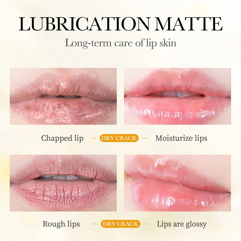 BIOAOUA vitamina E miel bálsamo labial hidratante antigrietas nutritivo lápiz labial labios productos para el cuidado de la piel