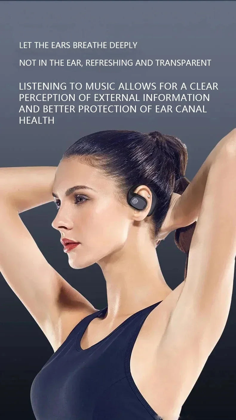 Auriculares Lenovo de conducción ósea, auriculares inalámbricos deportivos con Bluetooth 5,3, HiFi 9D, estéreo, resistentes al agua, TWS, Control táctil, cancelación de ruido