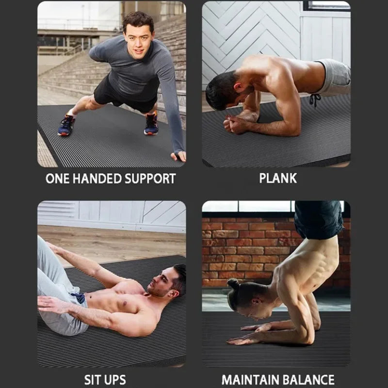 Estera de Yoga de 20MM protección del medio ambiente antideslizante deportes Fitness comodidad estera de Yoga de espuma deportes Yoga y Pilates estera de gimnasia