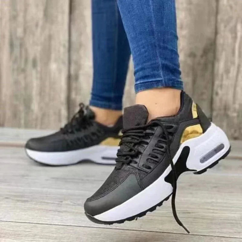 Tenis mujer zapatillas de deporte plataforma zapatos casuales 2025 nueva mujer comodidad malla antideslizante zapatos para correr de talla grande 43 zapatos de lujo para mujer