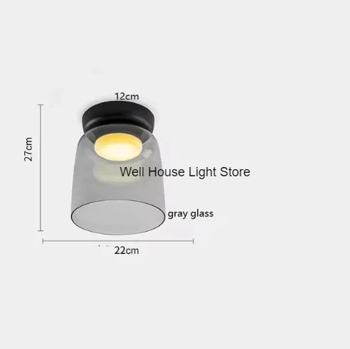 Lámpara de techo de cristal de niveles, lámpara de techo de cristal de lujo nórdica para restaurante, dormitorio, sala de estar, lámpara de techo led colorida