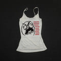 Camisetas sin mangas con espalda descubierta para mujer, ropa de calle con estampado gráfico de letras, camisola sin mangas, Top Y2k, moda de verano