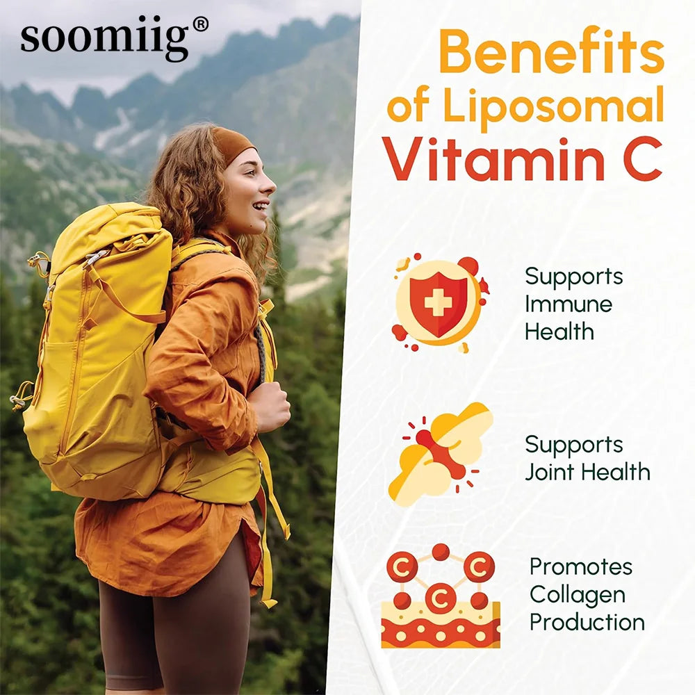 Vitamina C con caderas rosas y acérola |   1000mg |   Función inmune saludable de liberación temporizada en dos etapas, soporte para la piel, el cabello y las uñas |   No OGM