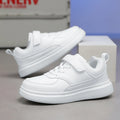 Zapatos Deportivos negros para niños, zapatos planos de cuero, zapatos blancos pequeños, Tenis deportivos ligeros para niñas