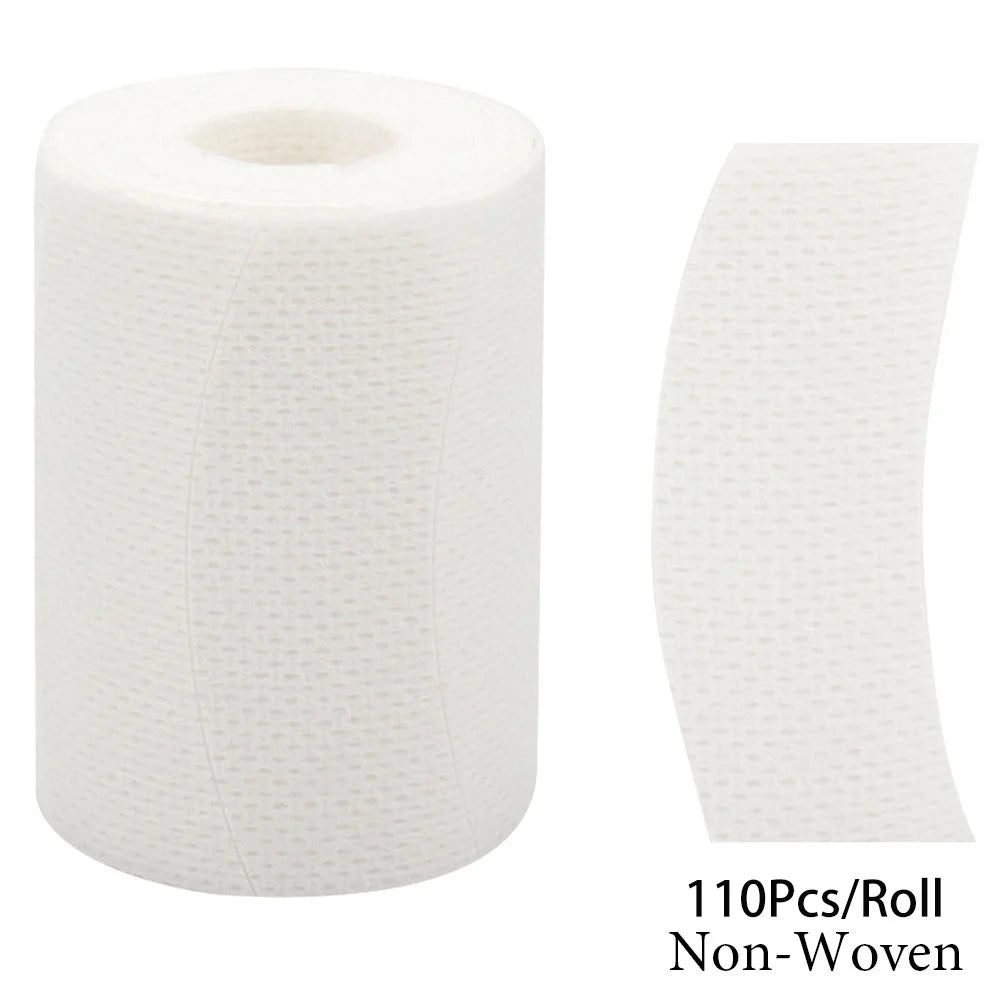 110 uds/rollo de almohadillas de cinta para Micro ojos debajo de la extensión de pestañas parche de espuma injerto pestañas almohadillas para ojos pegatinas no tejidas herramienta de maquillaje