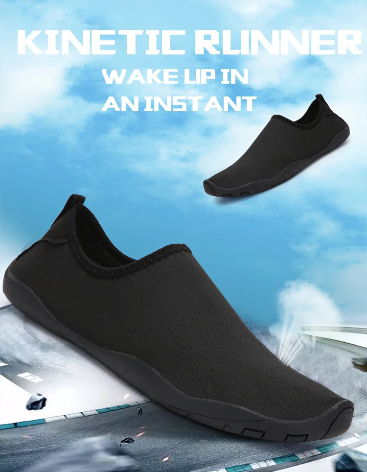 Zapatos acuáticos Unisex para parejas, zapatos de natación antideslizantes de suela blanda acolchados para exteriores, zapatos de playa de secado rápido para esnórquel, zapatos de Fitness