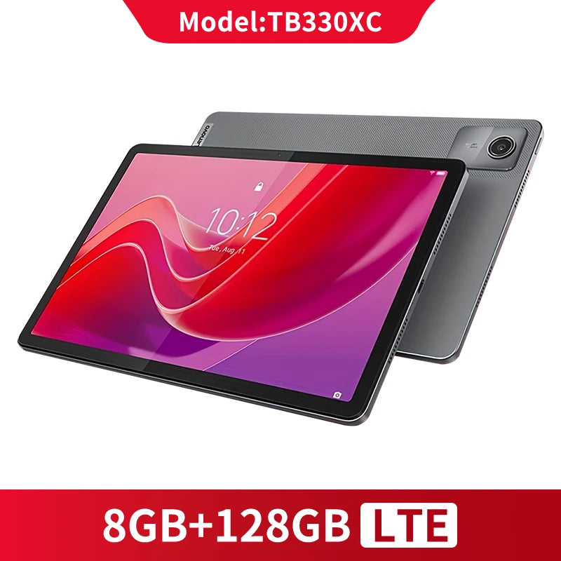 Tablet Lenovo Tab K10 M11 8GB 128GB WIFI LTE MTK Helio G88 ROM Global Android 13, Pantalla de 11'' 90Hz, GPS, Batería de 7040mAh