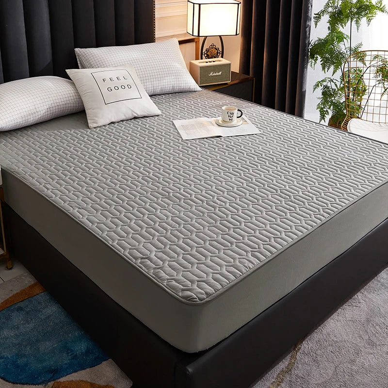 Funda de colchón impermeable, Sábana ajustable de dibujos animados para el hogar, dormitorio, Protector de almohadilla para cama, familias con niños de mascotas (sin funda de almohada)