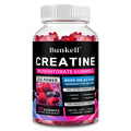 Gomitas monohidratadas de creatina: 8000 mg, pre/poste de entrenamiento, fitness, fuerza, desarrollo muscular, proporcionan suplementos energéticos
