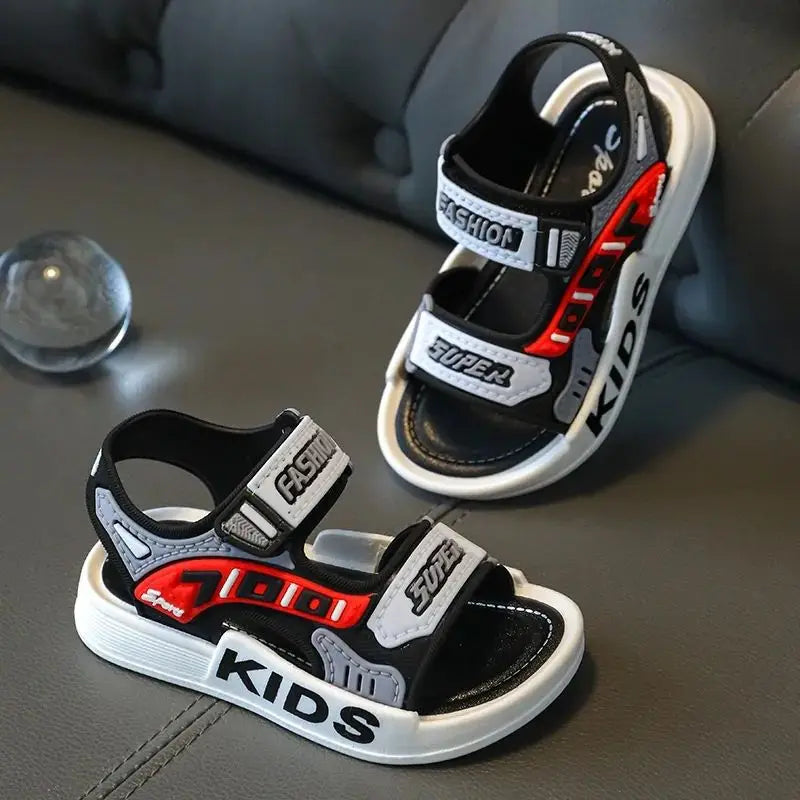 Sandalias deportivas para niños, zapatos de playa informales de verano para niños y niñas, zapatos cómodos de suela suave para niños, zapatillas antideslizantes de moda