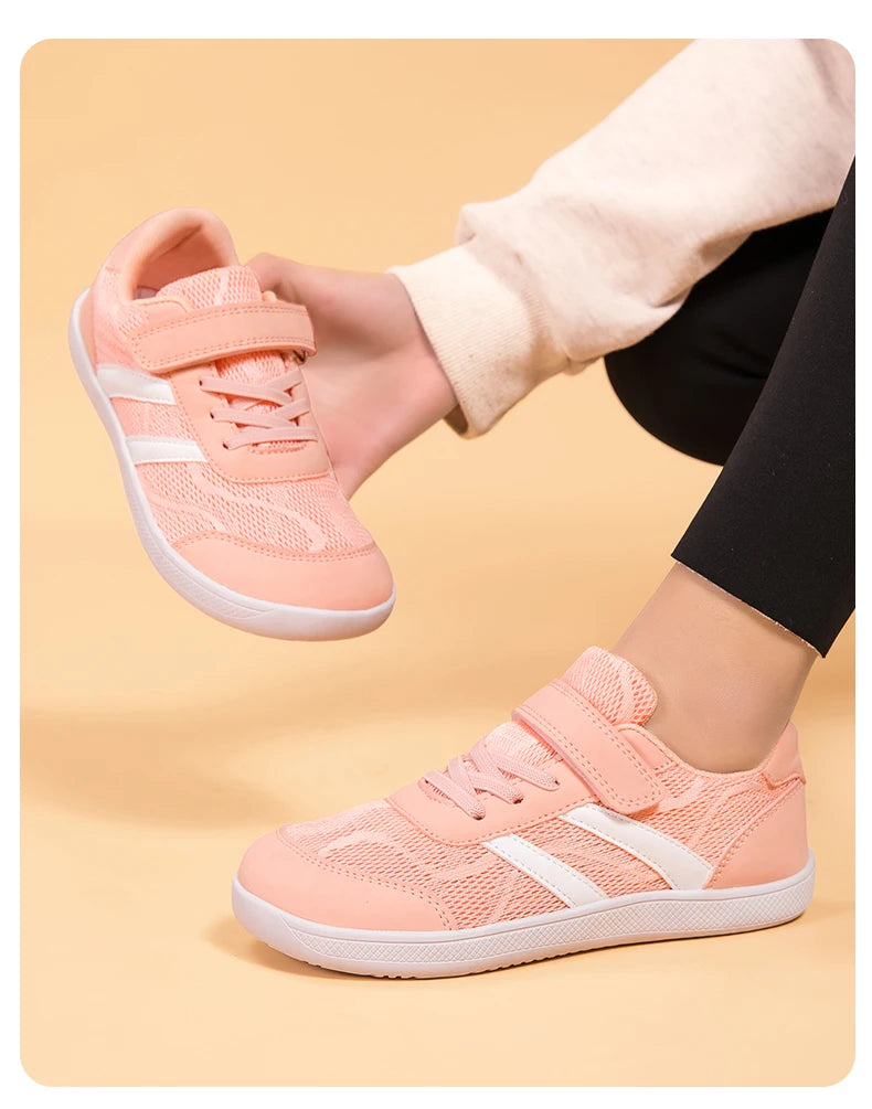 Zapatos Minimalistas para Niños Pequeños/Grandes, Zapatos Deportivos Anchos para Niños y Niñas, Zapatos Planos para Caminar y Patinar
