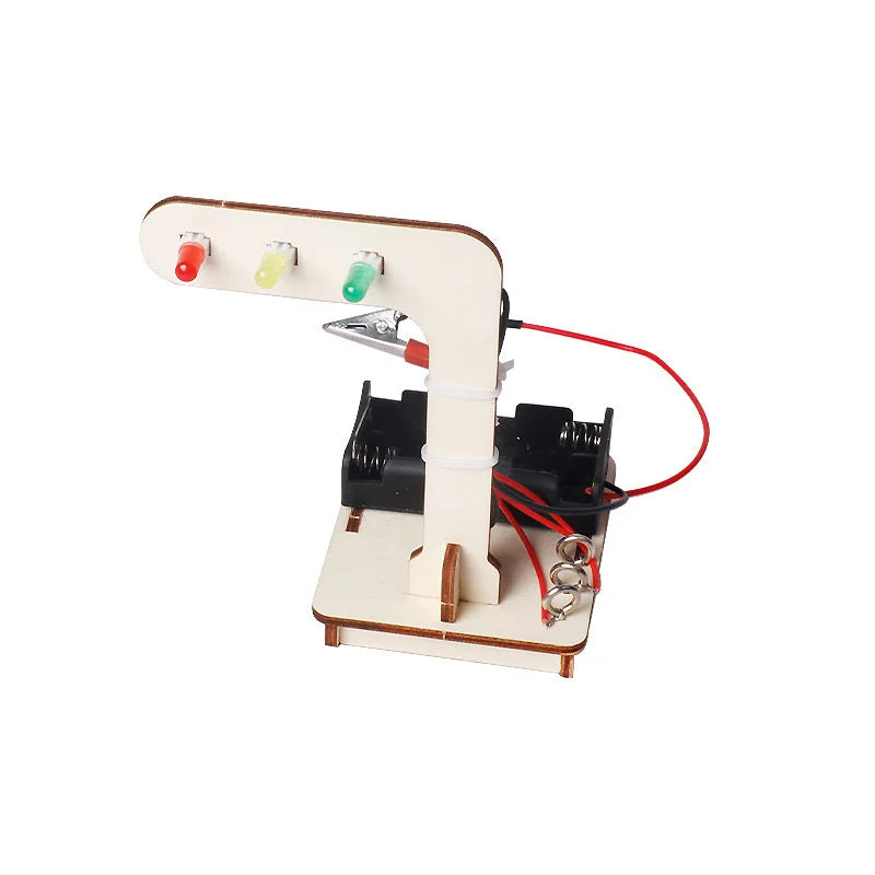 Juguetes para semáforos Señales de tráfico Personas Ciencias para niños Pequeñas creaciones Experimentos de física Producción de tecnología
