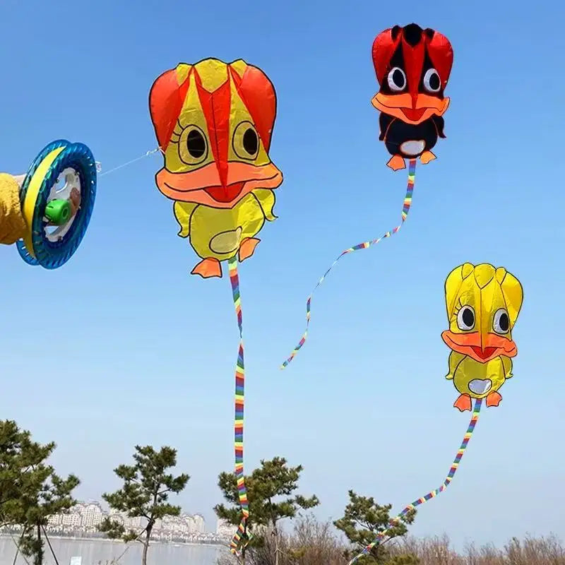 Pipa de pato grande, pipa inflable voladora, juguetes al aire libre para niños, pipas, juguetes deportivos, rueda, pipa para adultos, pipa de viento profesional