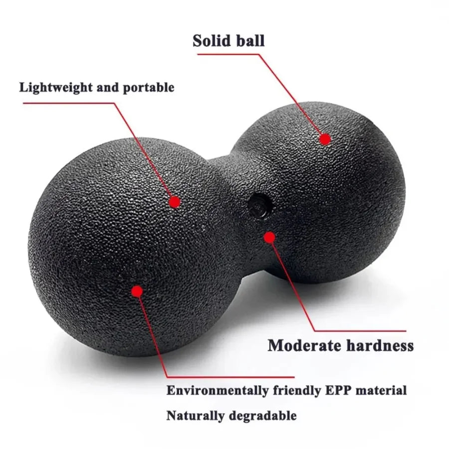 Bolas de maní EPP, Bola de masaje corporal para Fascia, bloque de espuma para Yoga, relajación muscular de alta densidad, ejercicio de Lacrosse, Fitness, alivia el dolor