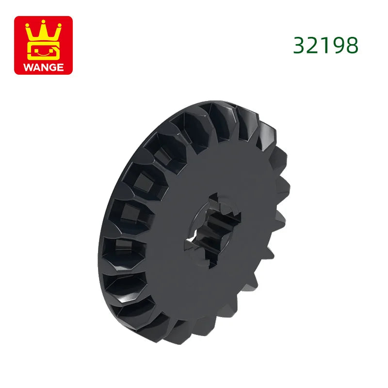 Wange157uds./lote 32198 bloques de construcción cónicos de 20 dientes, accesorios técnicos MOC compatibles con bloques, juguetes para niños, caja de regalo