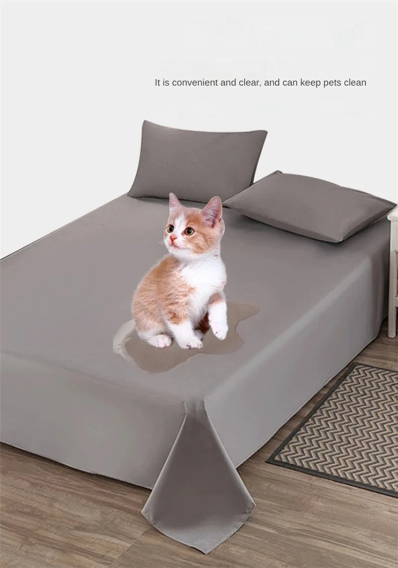 Fundas de cama impermeables 100%, sábanas lavables, prevención de incontinencia, antideslizantes, no incluye funda de almohada para habitación
