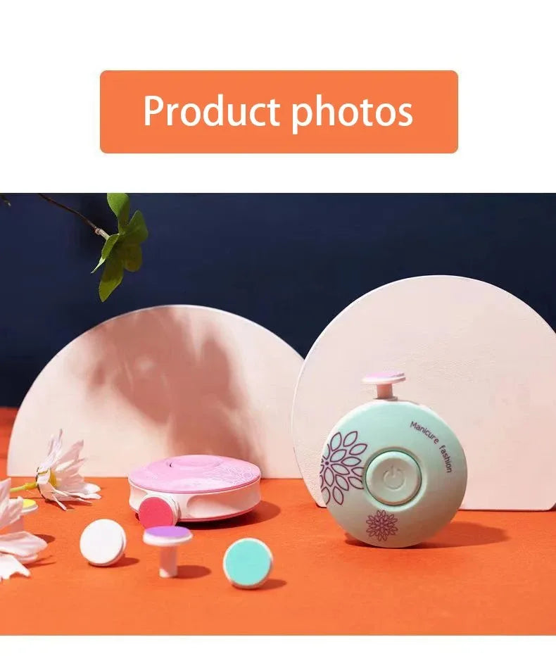 Cortauñas Eléctrico para Bebés, Herramientas para Pulir Uñas Infantiles, Tijeras de Manicura para Bebés, Kits de Higiene para Bebés, Cortauñas para Recién Nacidos