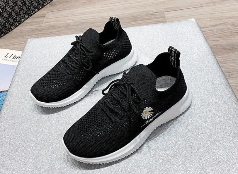 Zapatos deportivos para mujer, zapatillas deportivas informales, cómodas y elegantes, planas, bajas, bonitas, blancas, moda de éxito, tenis para mujer, verano 2025