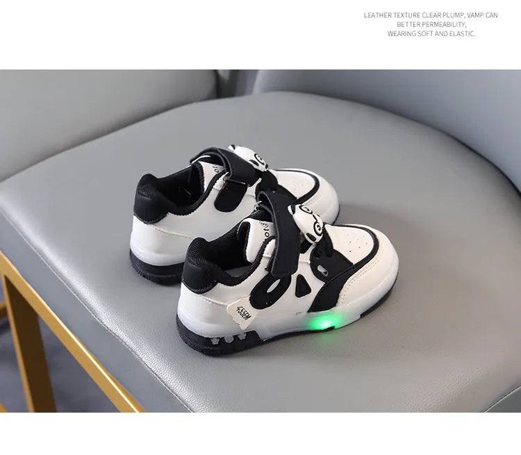 Zapatillas de deporte para chico 2025, otoño, nuevo zapato iluminado para chico, zapatillas de deporte para niño, zapatos bonitos para niña, tenis de moda, zapatos de diseñador para mujer, Кроссоkus