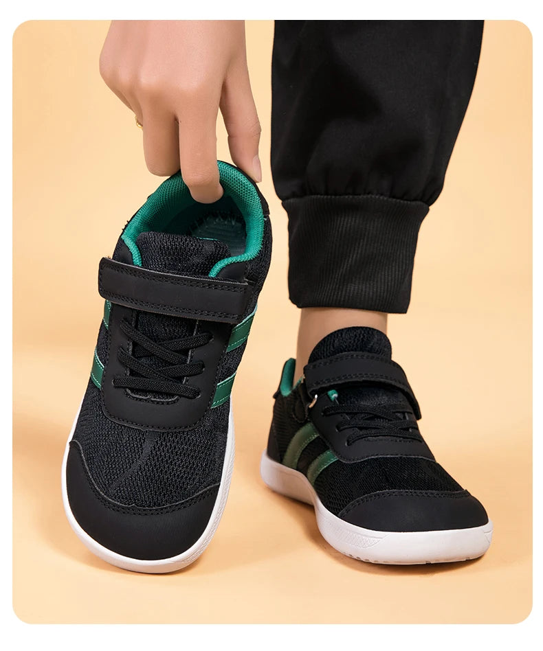 Zapatos Minimalistas para Niños Pequeños/Grandes, Zapatos Deportivos Anchos para Niños y Niñas, Zapatos Planos para Caminar y Patinar