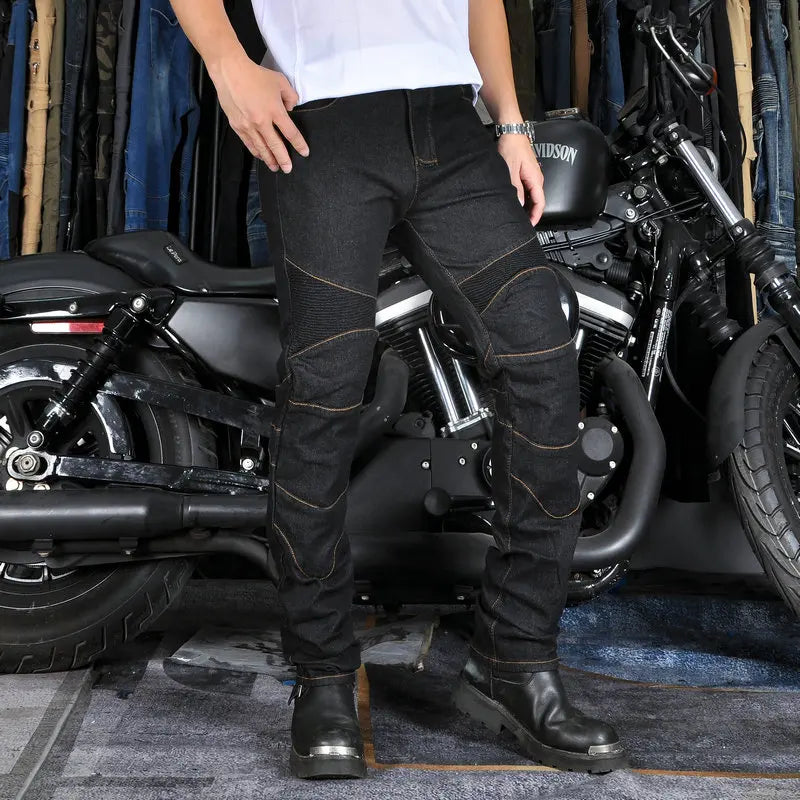 Pantalones de motocicleta para hombre, pantalones vaqueros para Moto, equipo de protección, pantalones de Moto de turismo, pantalones de Motocross, pantalones de Moto