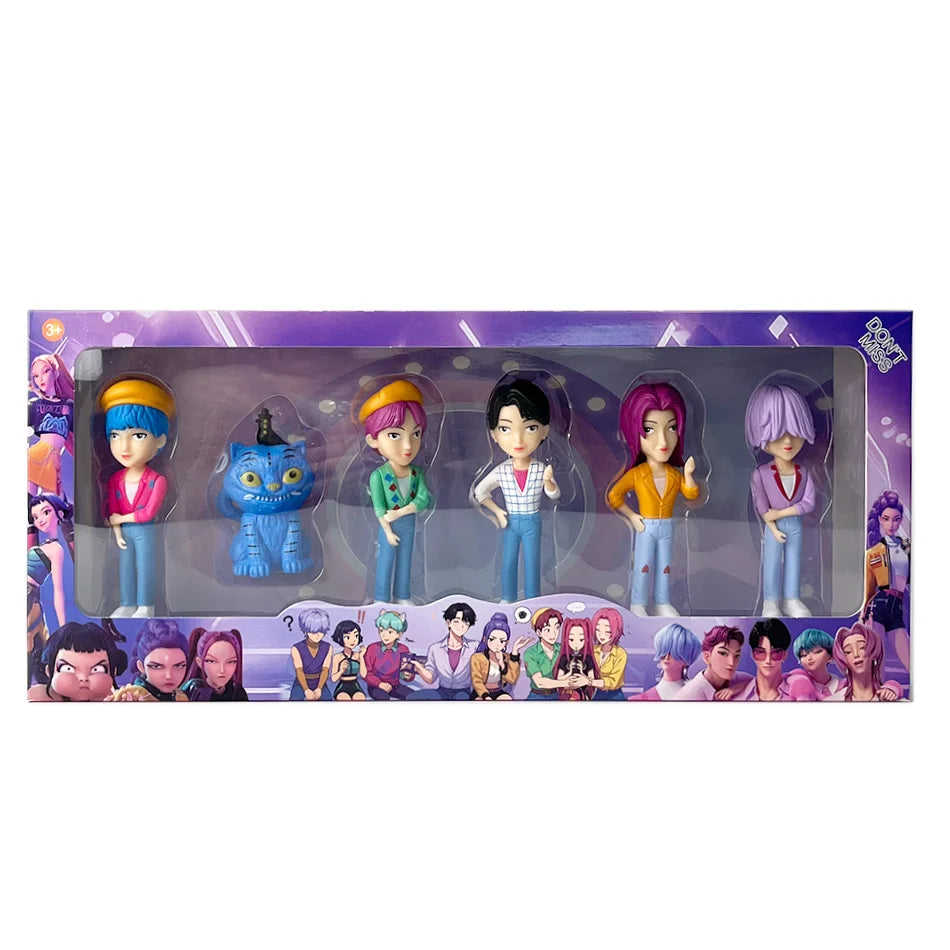 2026NEW Kpop Devil Hunter Rumi Zoe Mira anime colección de personajes de cloruro de polivinílico baratijas de escritorio regalo de Año Nuevo para niños
