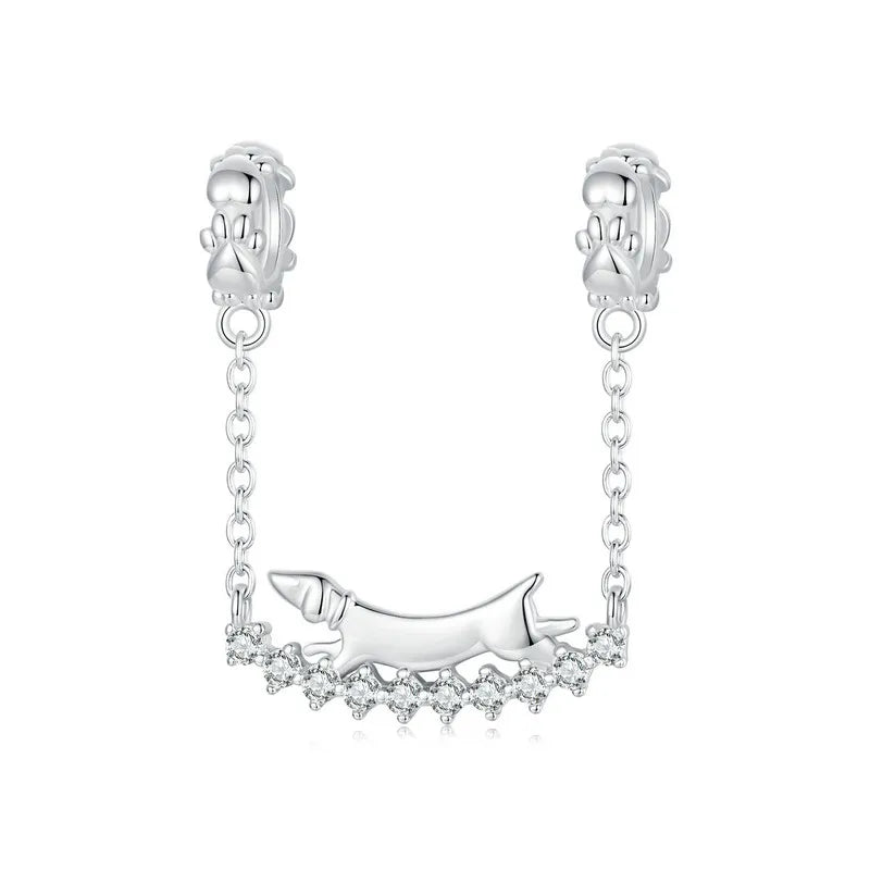 WOSTU-Colgante de estrella de dragón volador esmaltado de Plata de Ley 925, colgante de corazón, amor, supermomo, compatible con pulsera DIY, regalo para el día de la madre