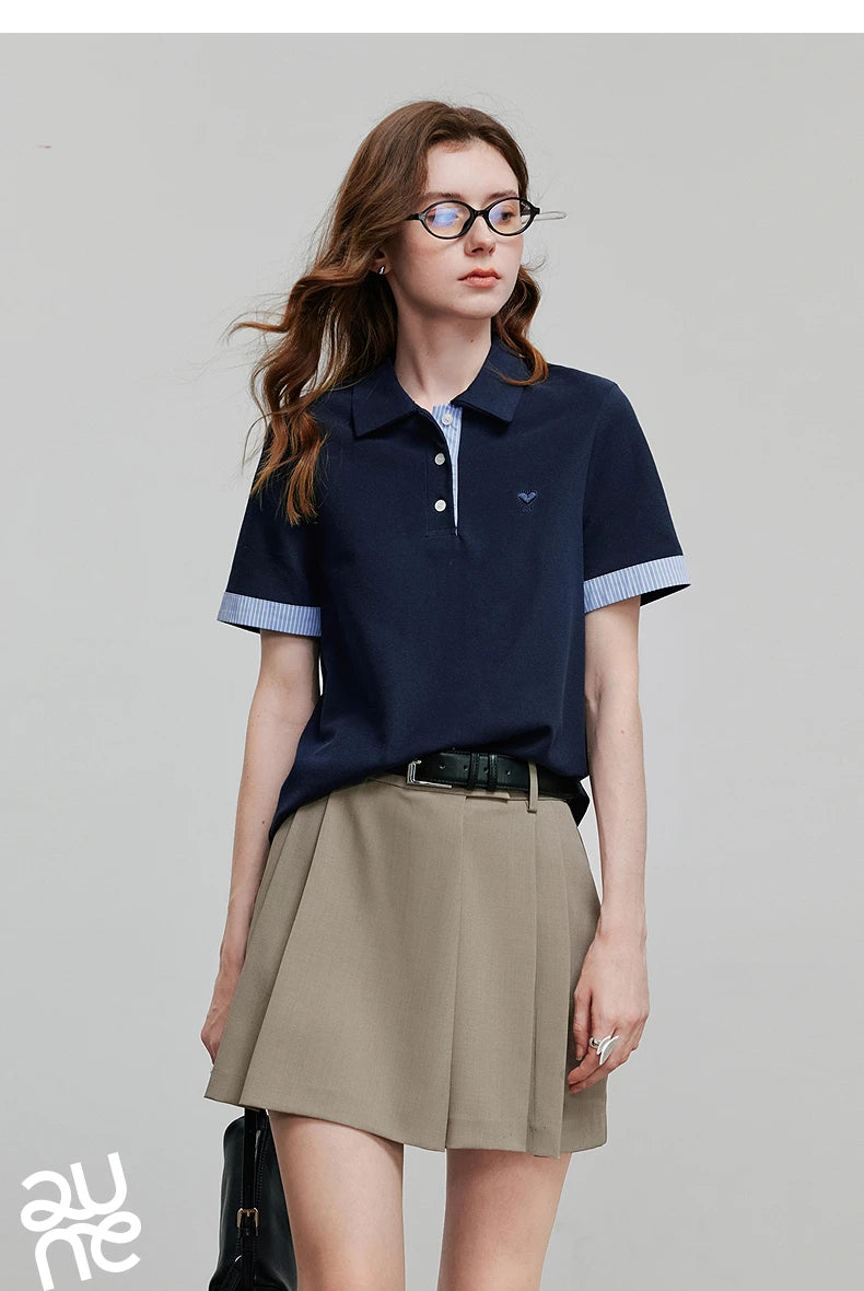 TOYOUTH Camiseta de manga corta para mujer, camisetas nuevas de primavera 2025 8521007