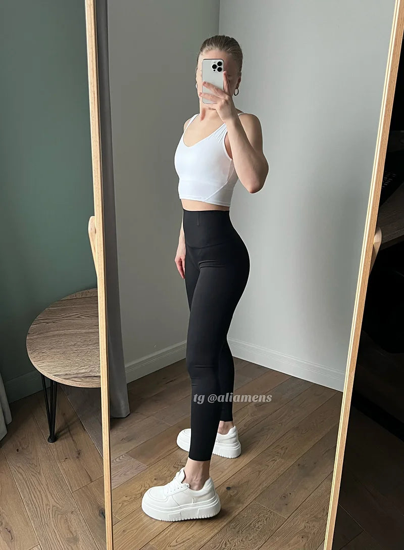 BIVIGAOS-mallas deportivas ajustadas de cintura alta sin costuras para mujer, Leggings de deporte para Fitness, temporada Primavera Verano