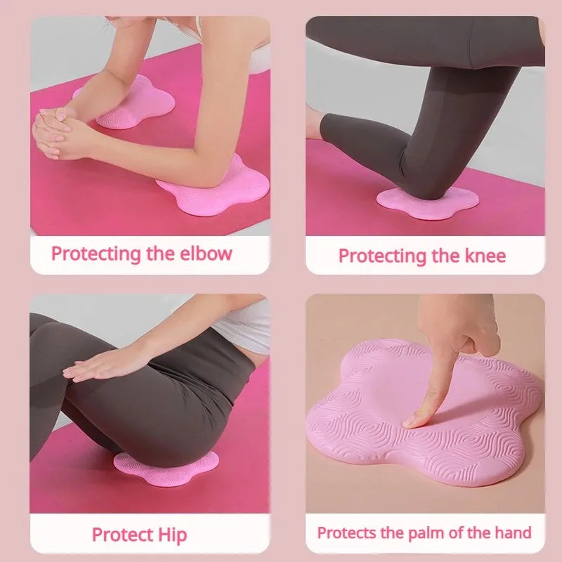 Esterilla de Yoga para arrodillarse, alfombrilla de soporte de absorción de impacto gruesa, almohadilla portátil para rodillas, Codera, ejercicio, Fitness, accesorios de Yoga