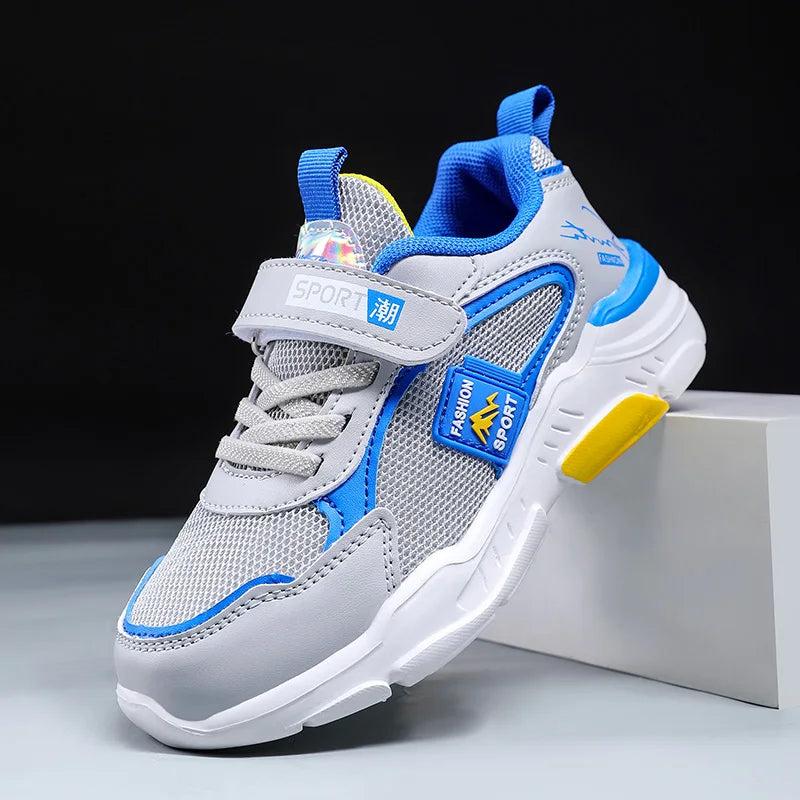 Zapatos para niños, zapatillas de deporte para niños en primavera y otoño con superficie antideslizante transpirable, zapatos de moda para niños cuhk
