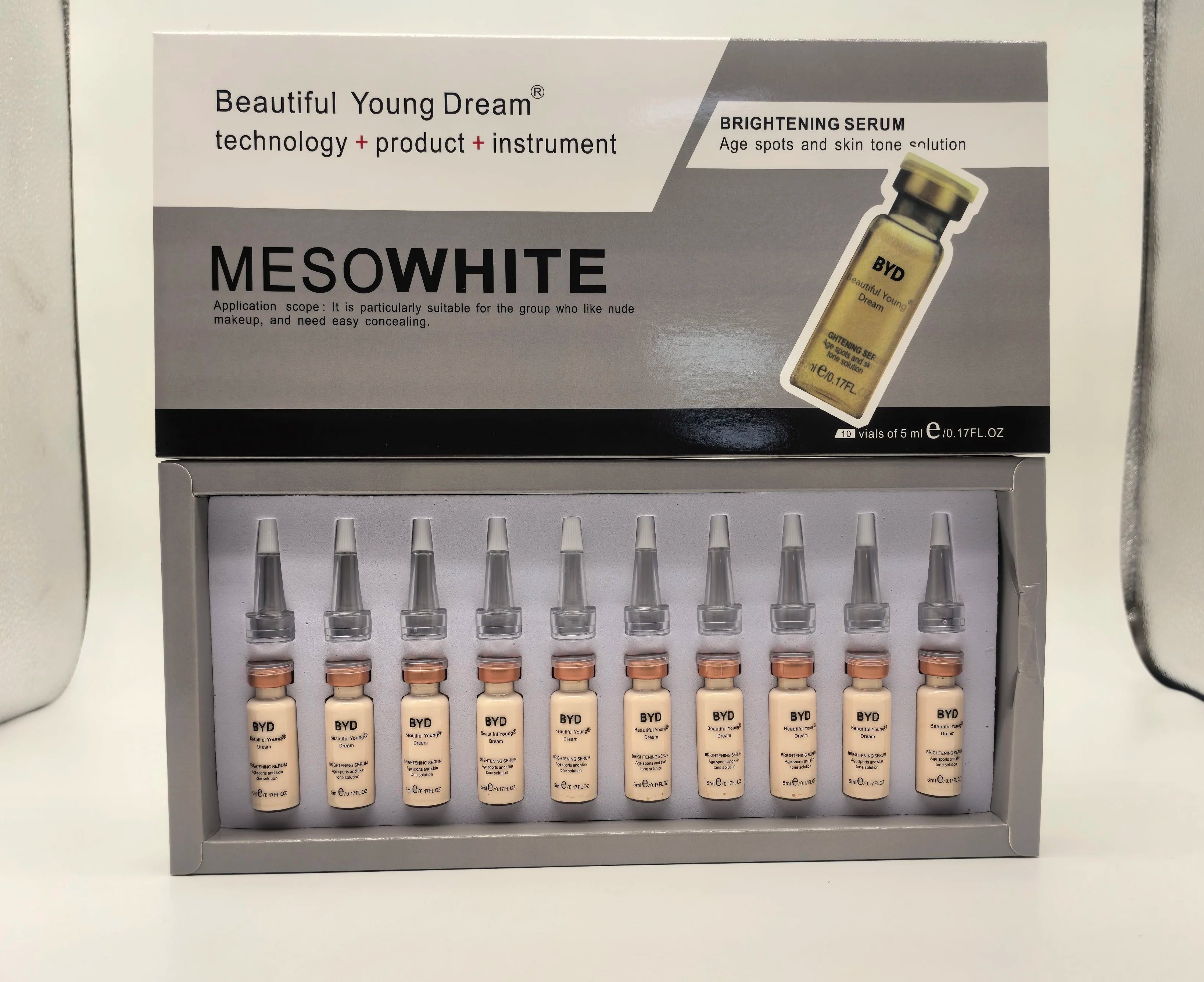 Crema BB semipermanente de estilo coreano + base + corrector - Juego de maquillaje para el cuidado facial para un tono uniforme de la piel, cobertura impecable