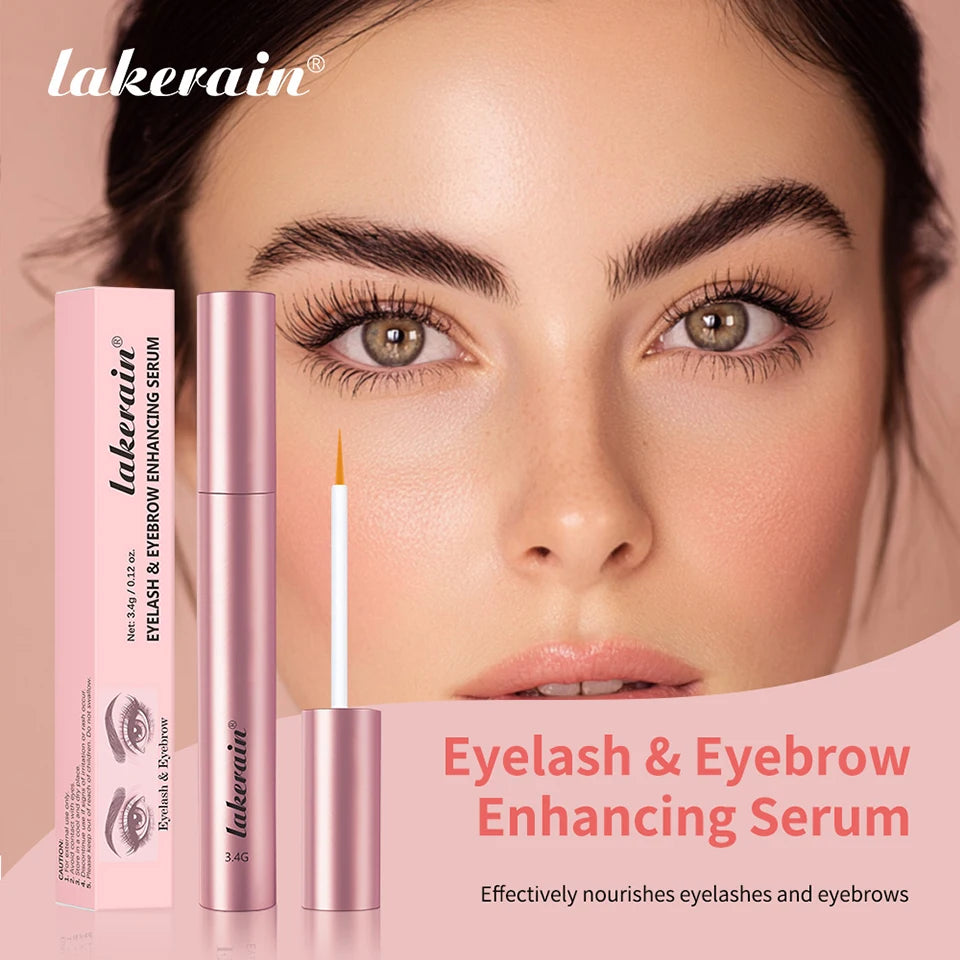 Suero potenciador de cejas, ingredientes naturales nutritivos para pestañas más largas, más gruesas y más abundantes, maquillaje de ojos, cosméticos