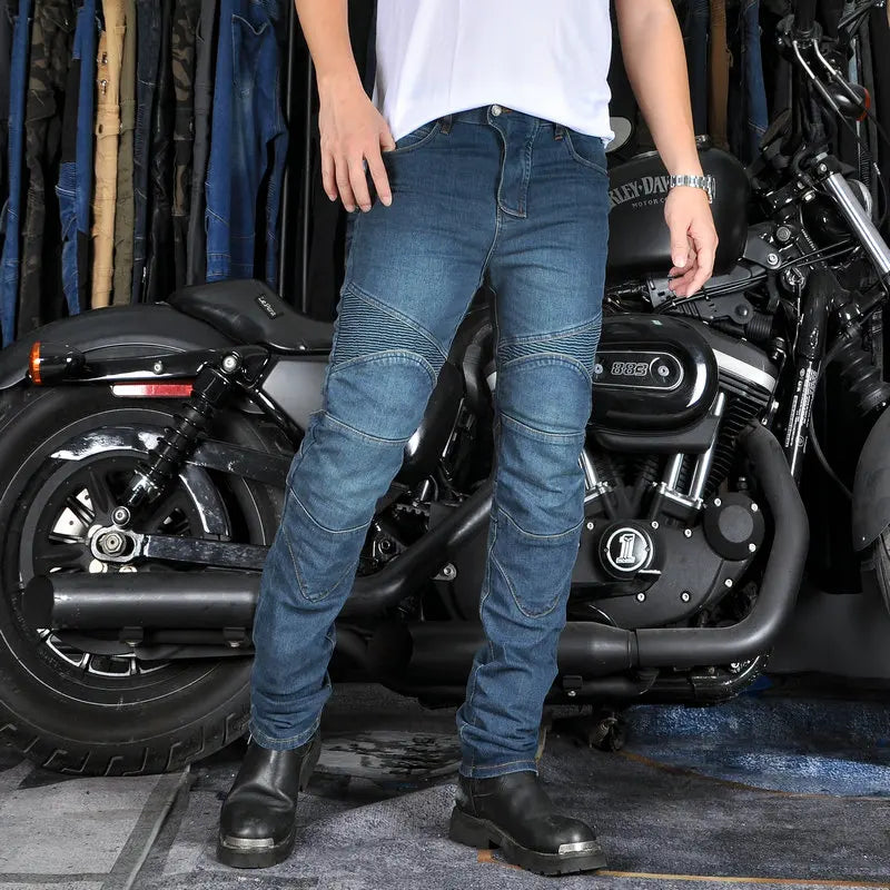 Pantalones de motocicleta para hombre, pantalones vaqueros para Moto, equipo de protección, pantalones de Moto de turismo, pantalones de Motocross, pantalones de Moto