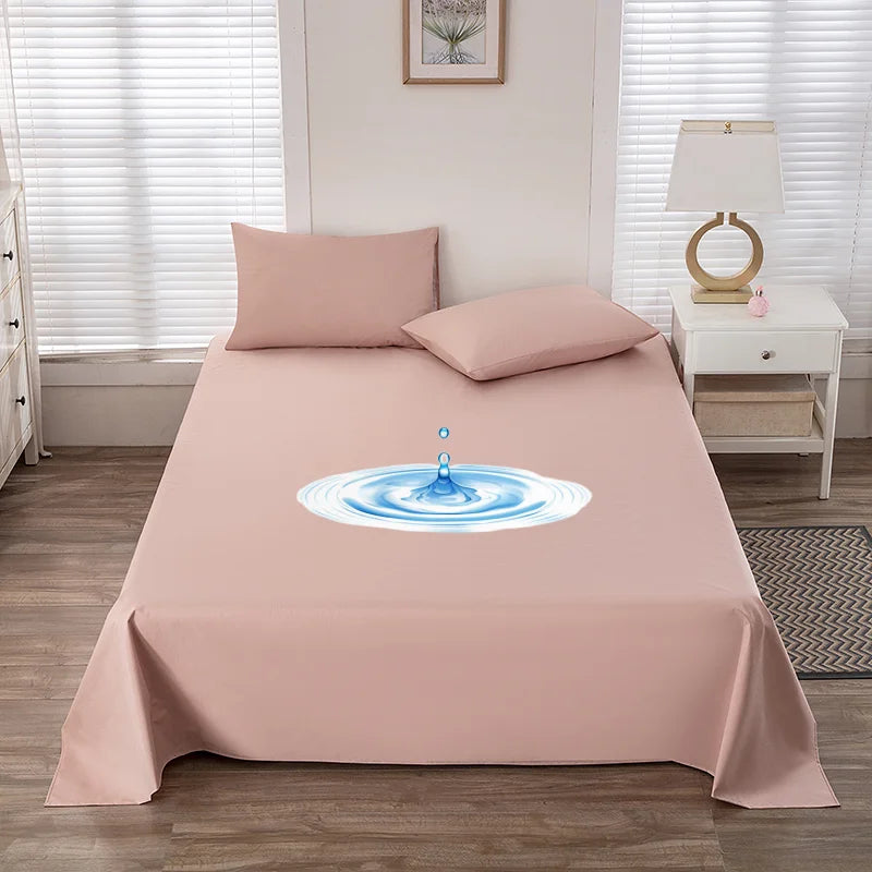 Fundas de cama impermeables 100%, sábanas lavables, prevención de incontinencia, antideslizantes, no incluye funda de almohada para habitación