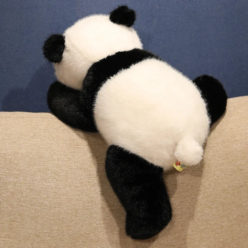 Panda de peluche cómodo Animal suave de peluche mapache zorro oso cojín de suelo regalos de cumpleaños almohada suave juguetes para niñas regalo decoración de la habitación