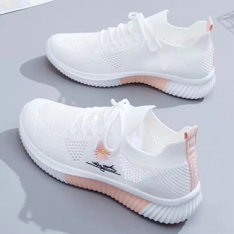 Tenis Feminino, zapatos de Tenis de verano para mujer, gran oferta 20225, gran oferta, malla de aire grande, zapatos deportivos transpirables huecos versátiles para gimnasio, zapatos informales
