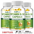 Cápsulas de vitamina B12: apoya el metabolismo energético, el estado de ánimo, el corazón y el apoyo del sistema nervioso