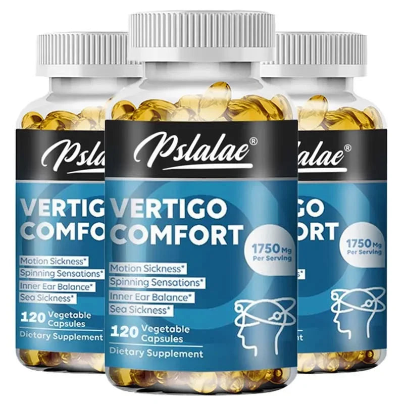 Cápsulas de alivio de Vertigo: equilibrio interno del oído, alivia la vertigo, la mareos y el zumbido