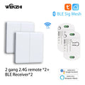 Módulo de interruptor Bluetooth/BLE, relé para lámpara de luz, encendido/apagado, Control remoto inalámbrico de 2,4G, temporizador de vida inteligente Tuya, automatización del hogar DIY