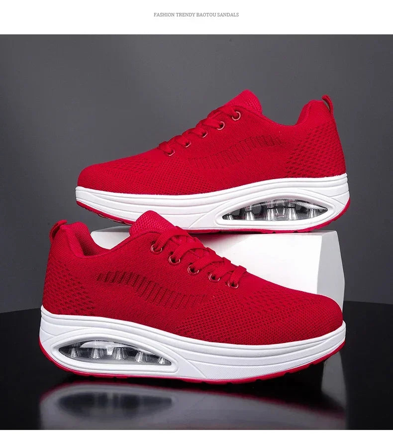 Zapatos deportivos con plataforma para hombre, Tenis masculinos, Zapatillas, Zapatillas, zapatos blancos para mujer, deportes aéreos informales