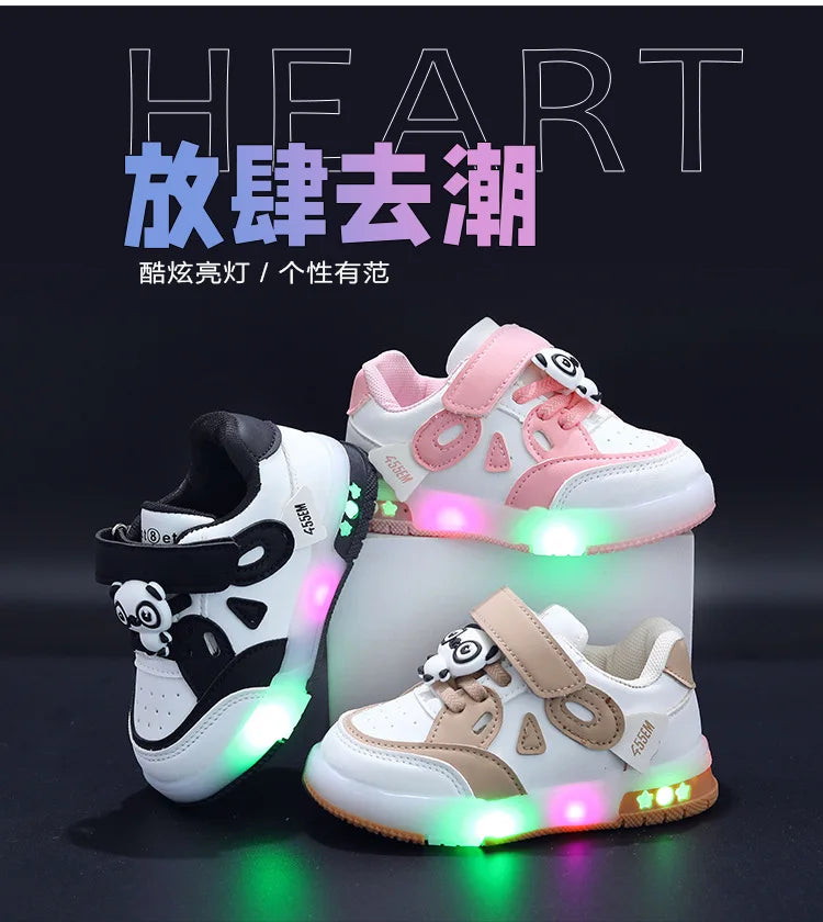 Zapatillas de deporte para chico 2025, otoño, nuevo zapato iluminado para chico, zapatillas de deporte para niño, zapatos bonitos para niña, tenis de moda, zapatos de diseñador para mujer, Кроссоkus