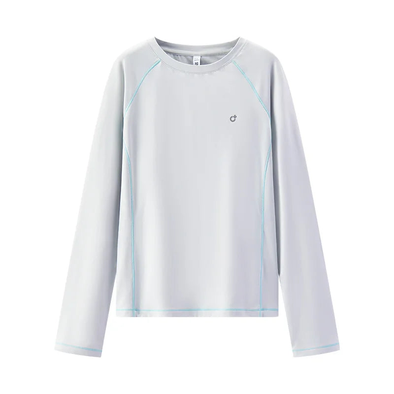 Semir-camisetas de manga larga para mujer, Panel de secado rápido que absorbe la humedad, para exteriores, invierno, manga raglán, forro polar, 2025