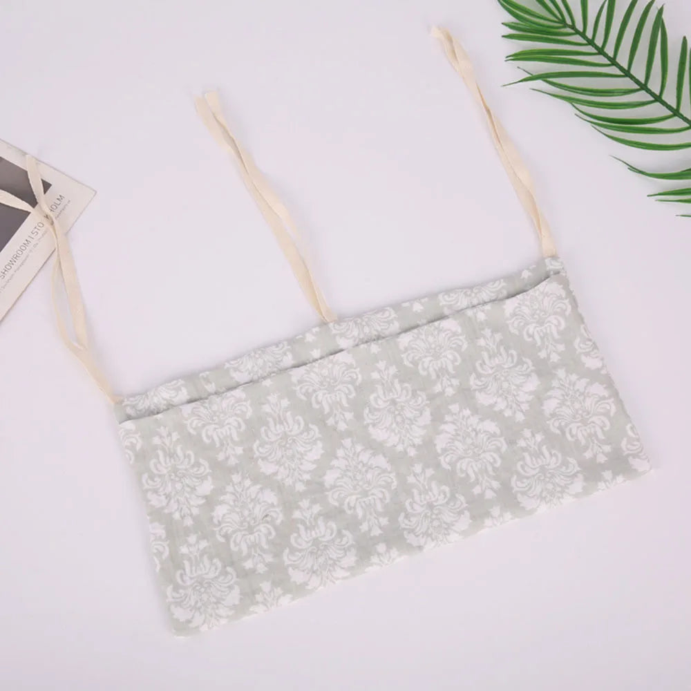 Organizador para cuna de bebé, bolsa de almacenamiento para cama Caddy, 2 bolsillos, colgante para cabecera de cama, organizador para pañales, juguetes y ropa
