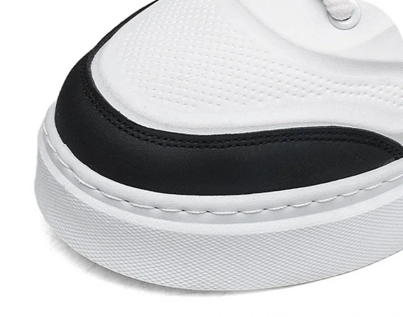 Tenis Para Hombre 2025, zapatos deportivos informales Para Hombre, tendencia Primavera Verano, zapatos planos bajos de cuero, calzado para caminar para Hombre, versátil Plus
