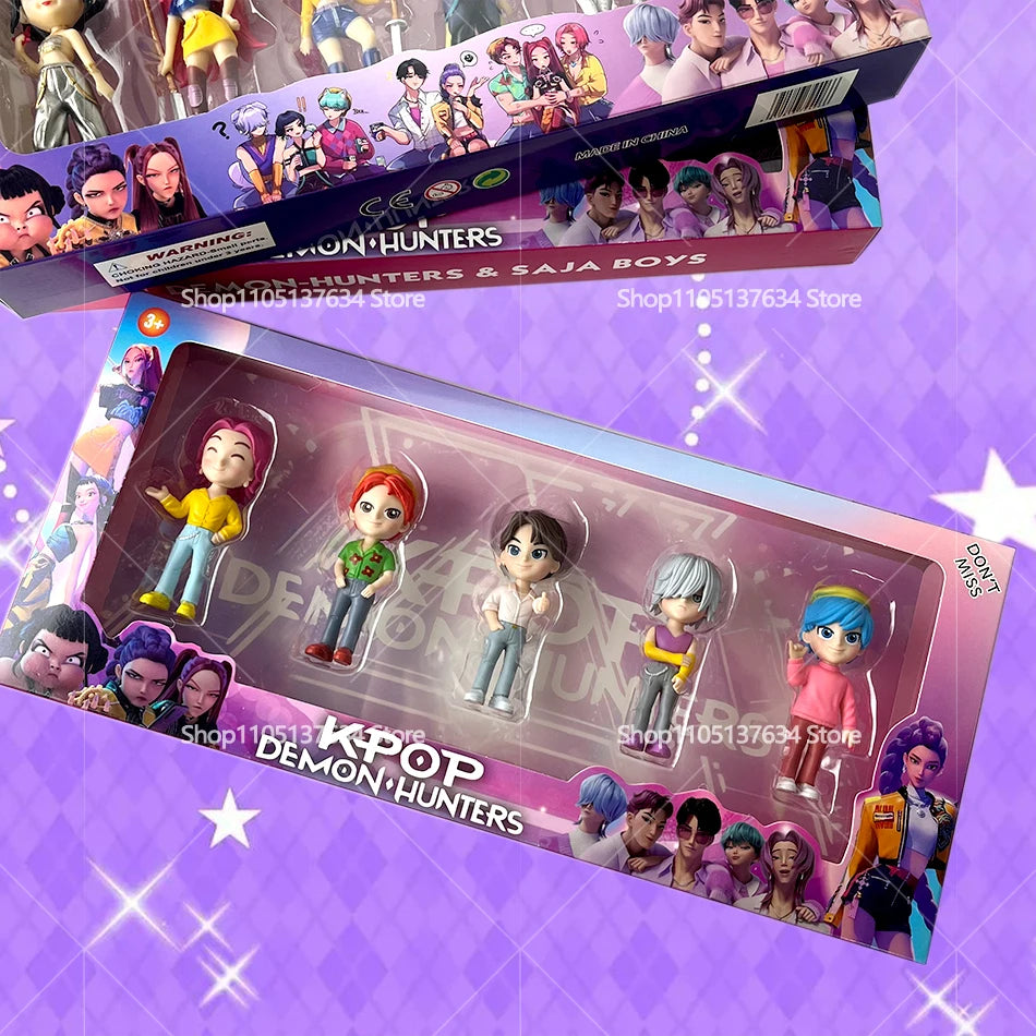 2026 Hot Kpop Devil Hunter Rumi Zoe Mira anime colección de personajes de cloruro de polivinílico baratijas de escritorio regalo para niños