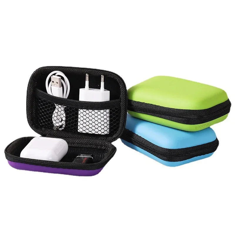 Caja de Almacenamiento para Cables de Carga con Diseño de Conejito Miffy, Organizador de Cables de Datos y Auriculares de Viaje, Estuche para Monedas y Llaves para Mujer