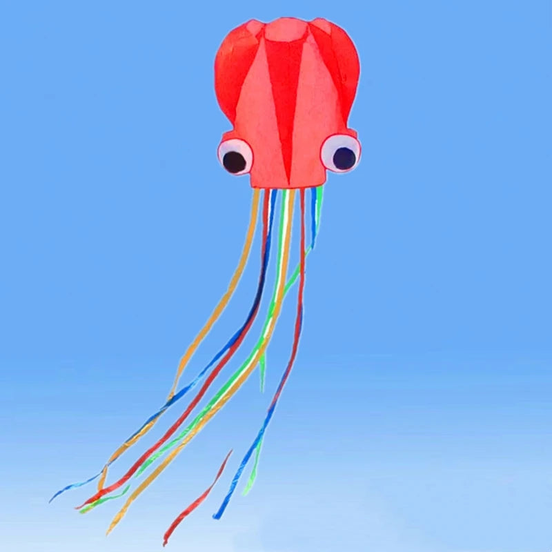 Cometas de pulpo, juguetes de jardín, cometa voladora, cometas inflables profesionales de parapente, cometa suave con cuerda, cometa dragón, cometa de exterior con alerón